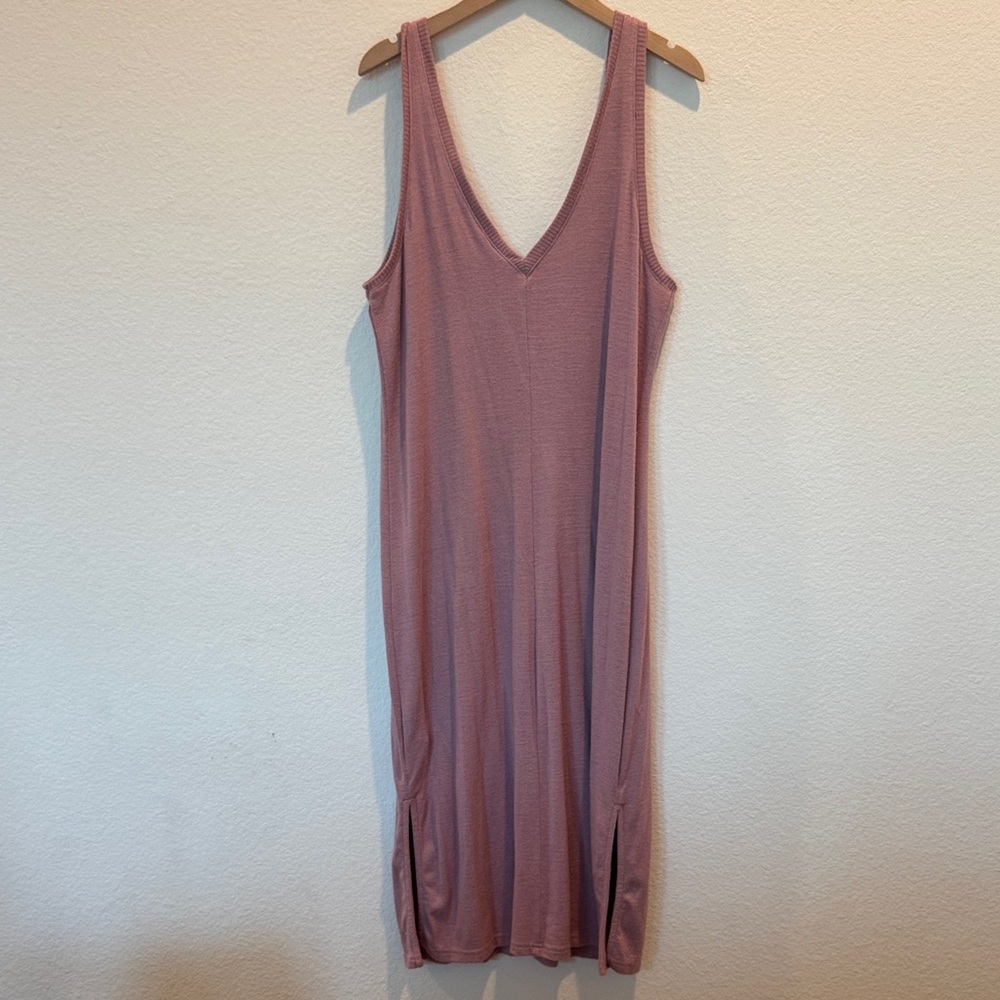 GAP Mauve Sleeveless Midi Dress